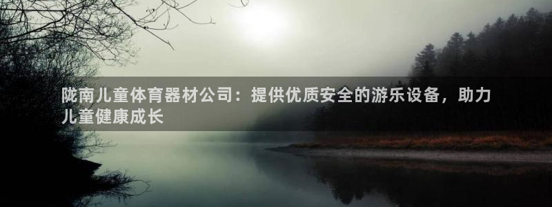 富联娱乐客户端app下载服务器：陇南儿童体育器材公司