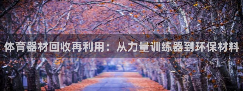 富联娱乐会员账号注销：体育器材回收再利用：从力量训练